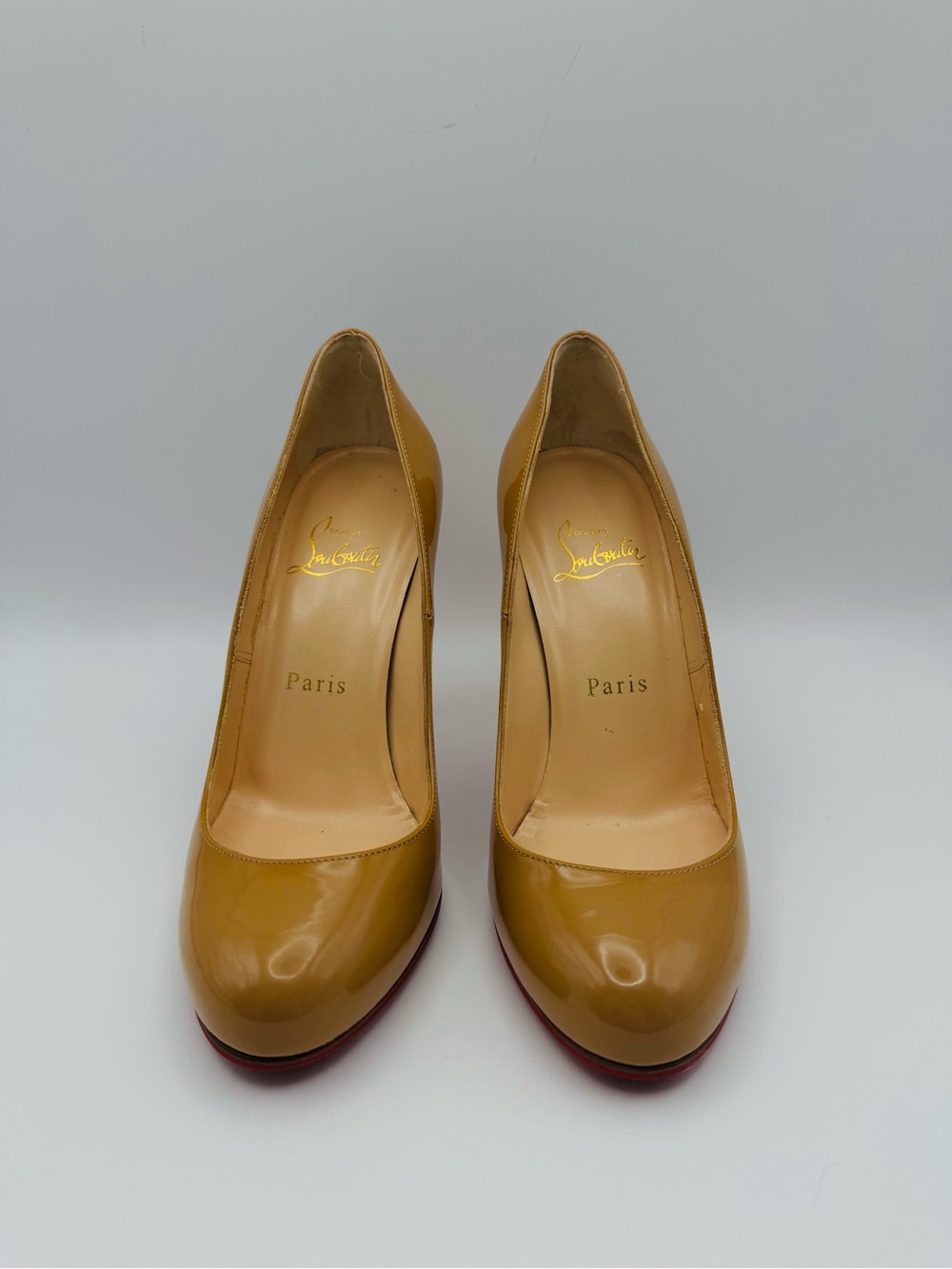 Christian Louboutin Simple Pump Nude Patent Leather Heels EU 36 - Picture 3 of 9